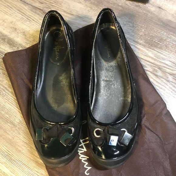 GUC Cole Haan black patent Brigham Ballet II 6.5 - Picture 5 of 8